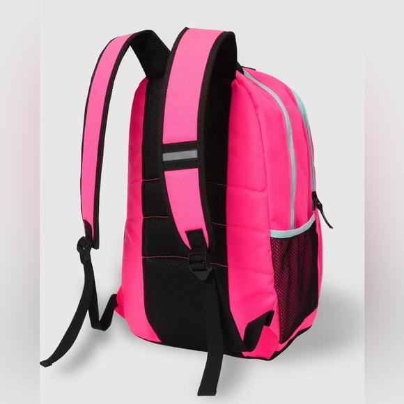 Eddie Bauer Girls Pink School Backpack Durable Adventurer  Large Book Bag 17.5” - Picture 2 of 3